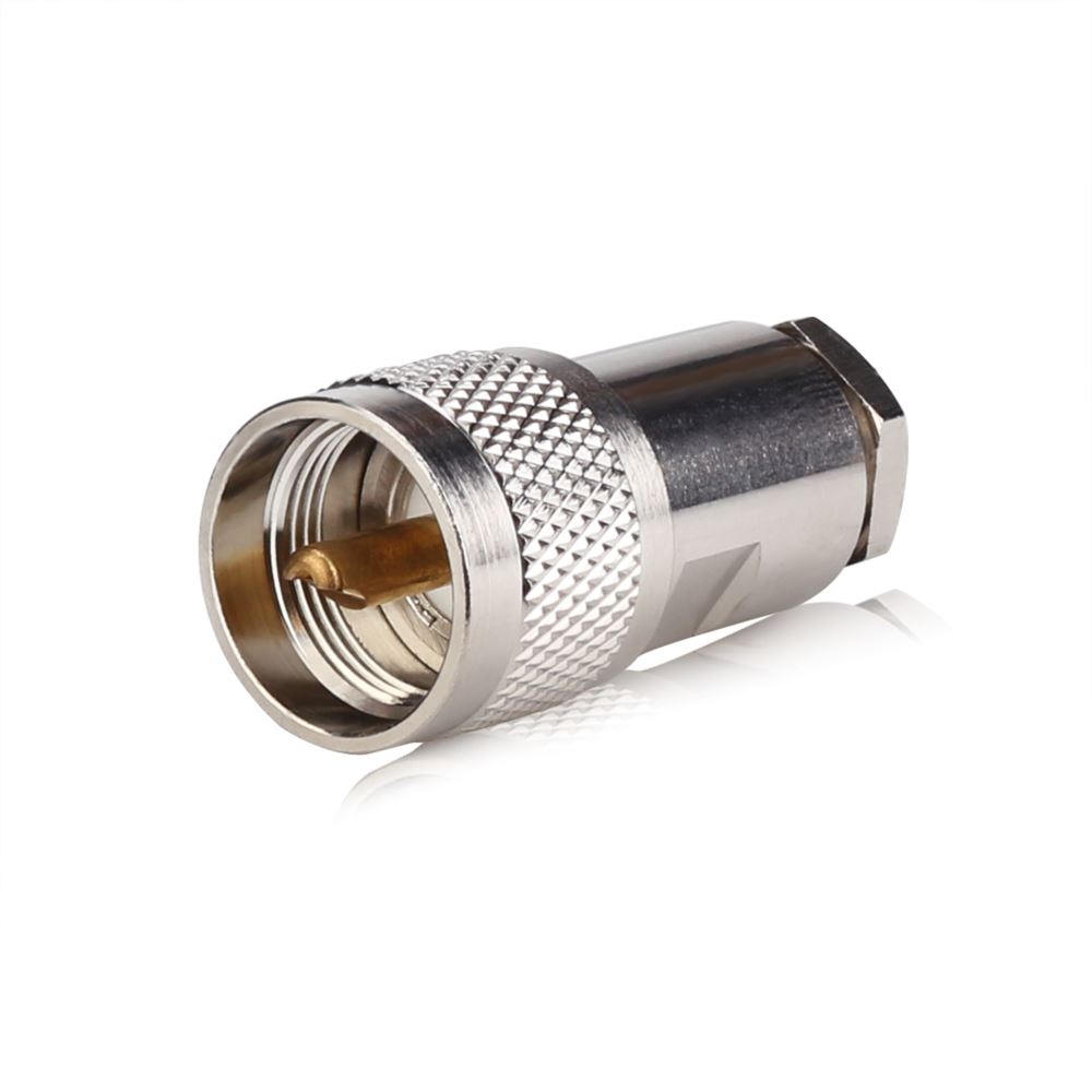 UHF male Assembly Connector for SYV-50-5-1, LMR300 Coaxial Cable