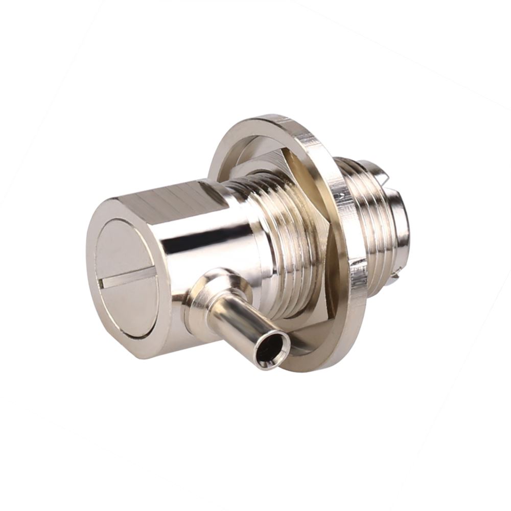 UHF Female Right Angle Twist ON For 1.5D Coaxial Cable