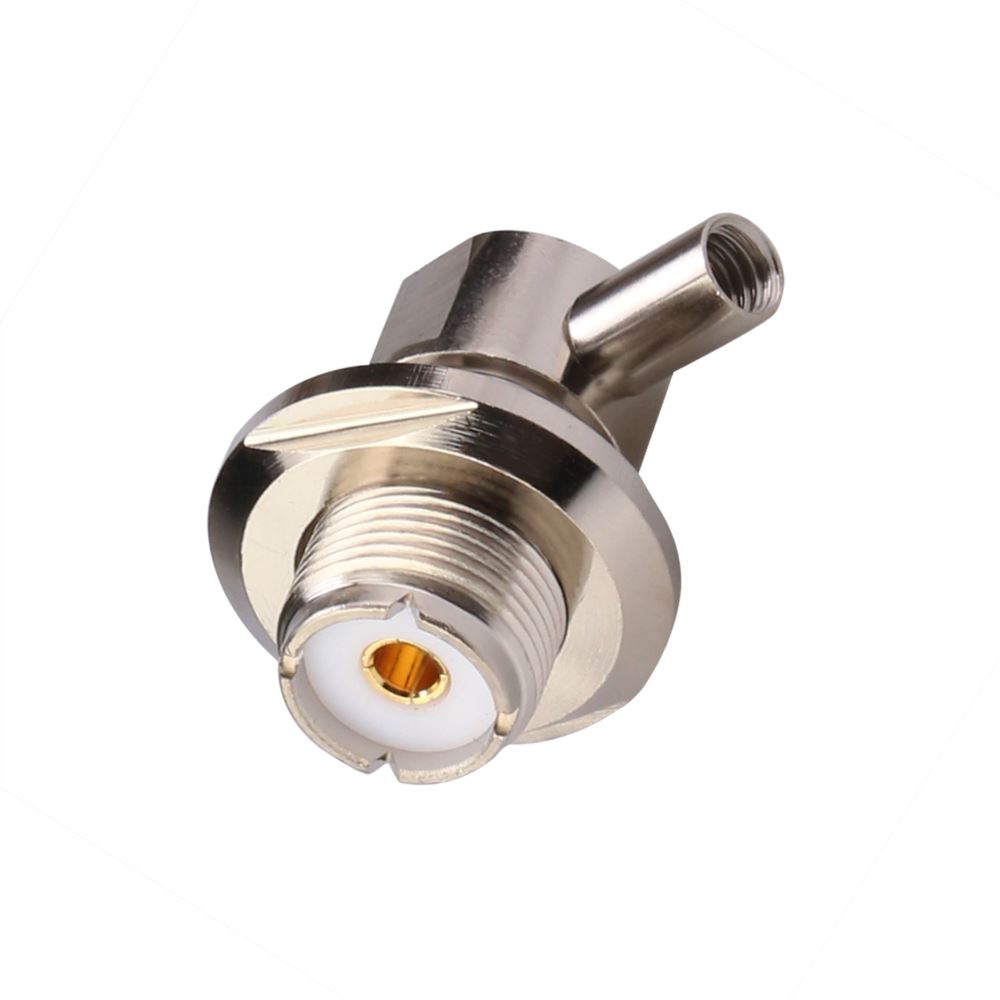 UHF Female Right Angle Twist ON For 3D Coaxial Cable