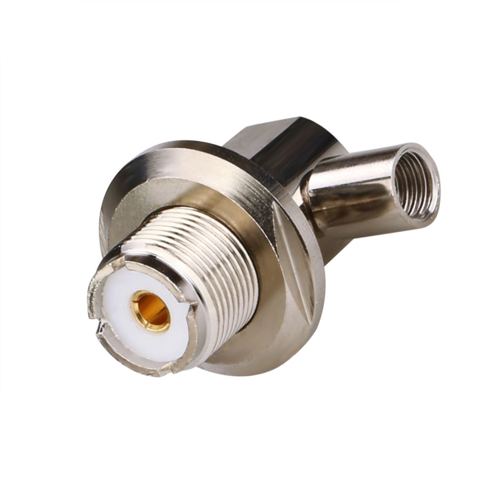 UHF Female Right Angle Twist ON For 5D Coaxial Cable