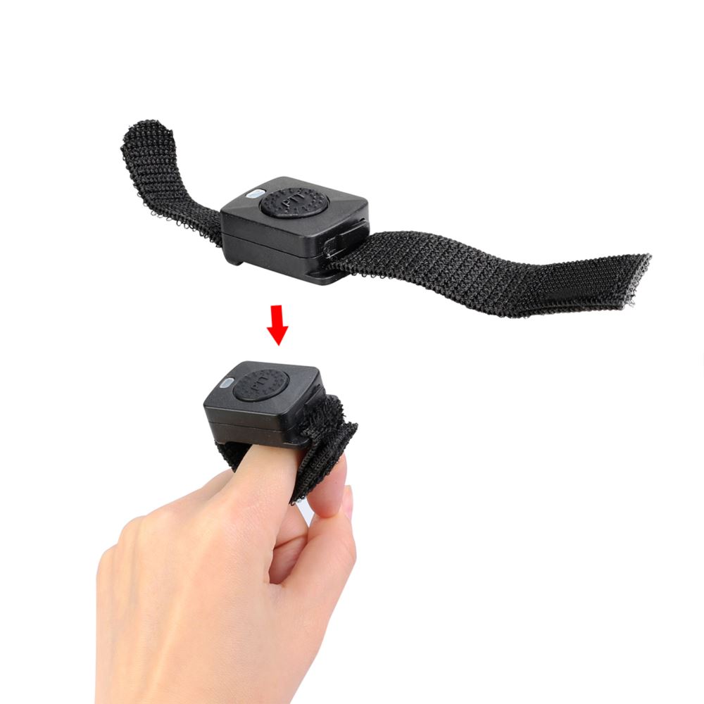 Bluetooth Earpiece/Headset with 2.4G Wireless Finger PTT for Kenwood 2-pin Walkie Talkie