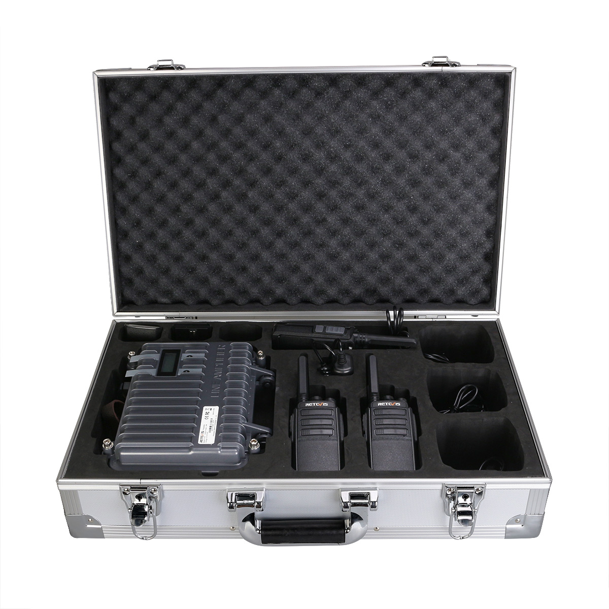Retevis Metal Case Storage Box for Handheld Repeater RT97 RT29 HD1