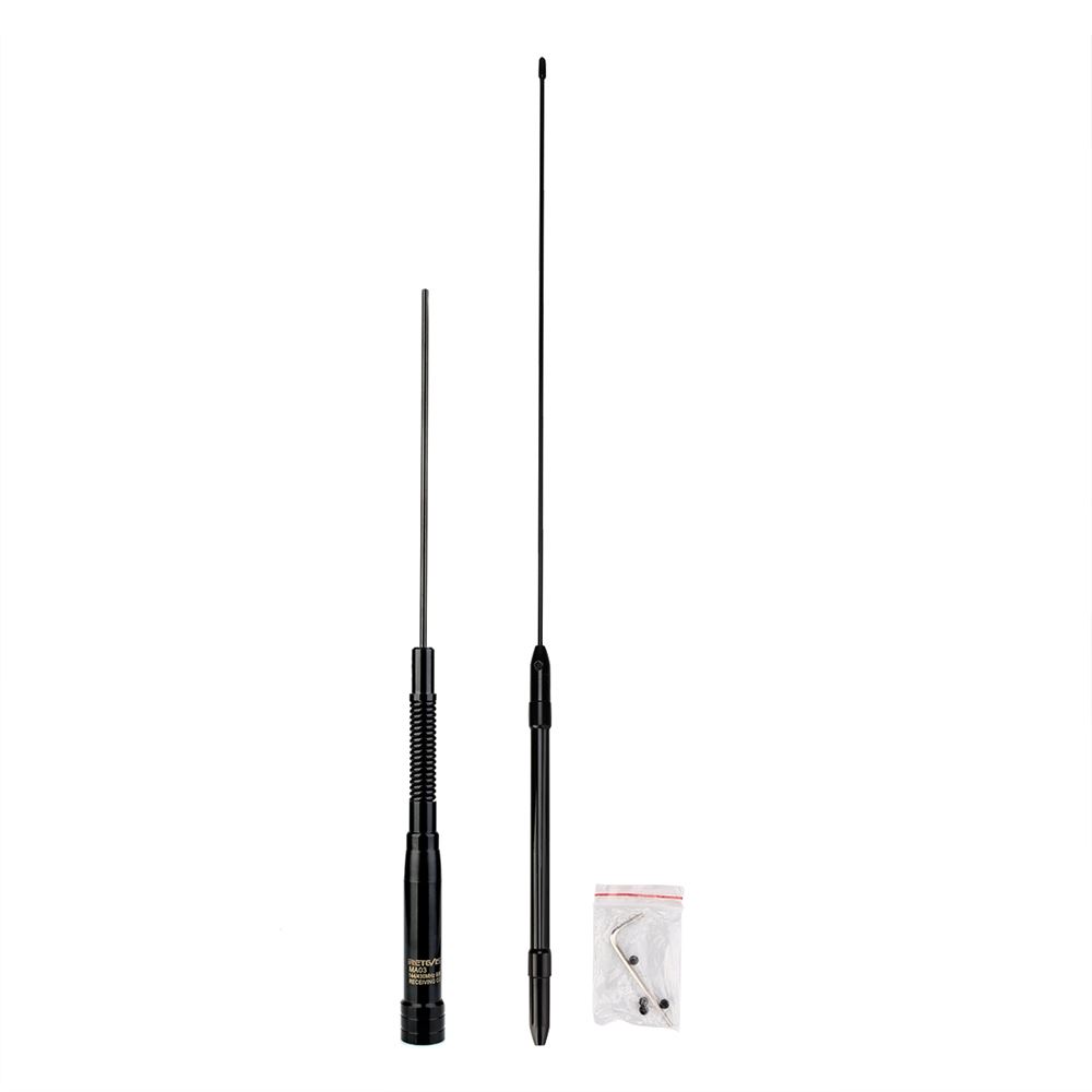 Retevis MA03 VHF&UHF 100W 5dBi Car Mobile Radio Antenna with SL16-J Connector