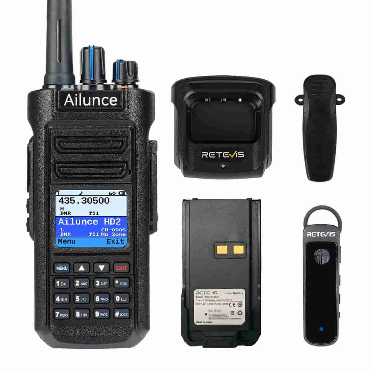 Ailunce HD2 dual band DMR radio
