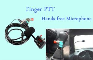 Upgrade 6-core Finger PTT MIC Hands-free Microphone doloremque