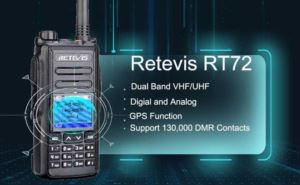 Retevis RT72 Digital GPS Dual Band DMR Radio doloremque