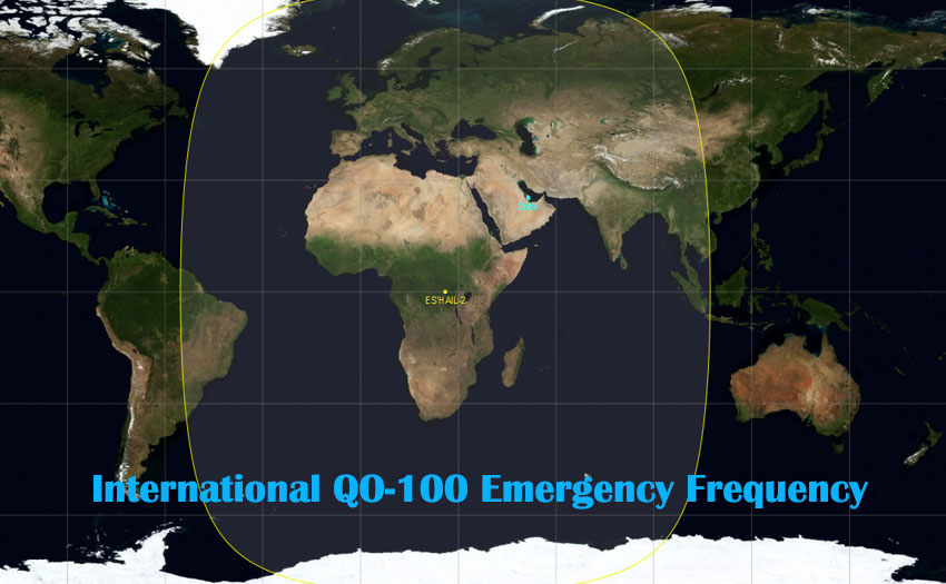 Official International QO-100 Emergency Frequency