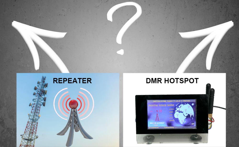 Repeater or DMR Hotspot: Which is better for you?