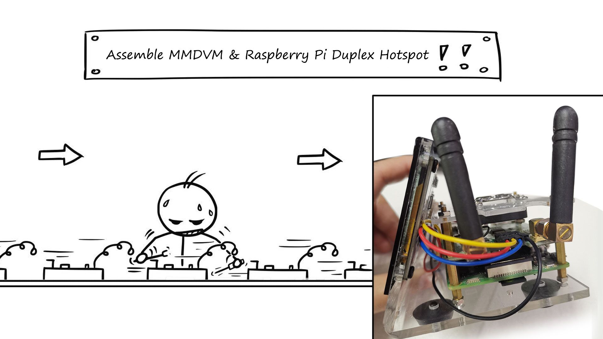 MMDVM Raspberry Pi Duplex DMR Hotspot--Fullly Assemble and Settings