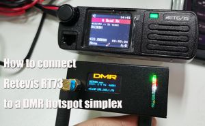 How to connect Retevis RT73 to a DMR hotspot simplex doloremque