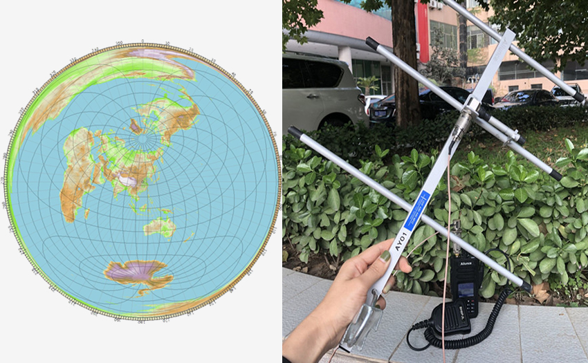 Great Circle Maps for amateur radio