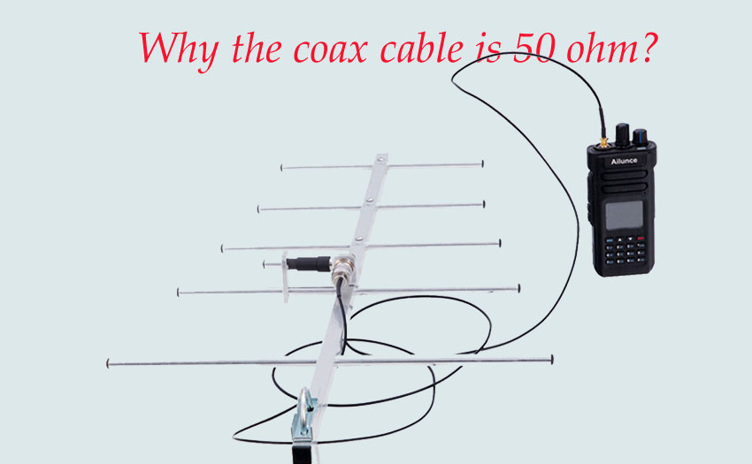 Why the Coax is 50 ohms?