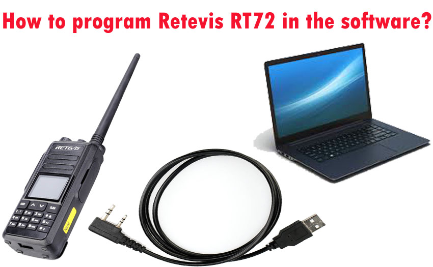 How to program Retevis RT72 in the software?