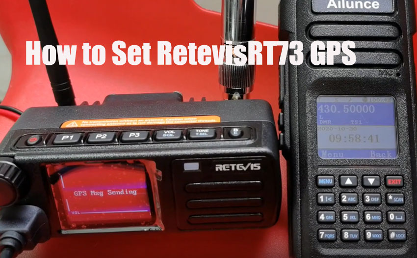 How to set the RetevisRT73 GPS 