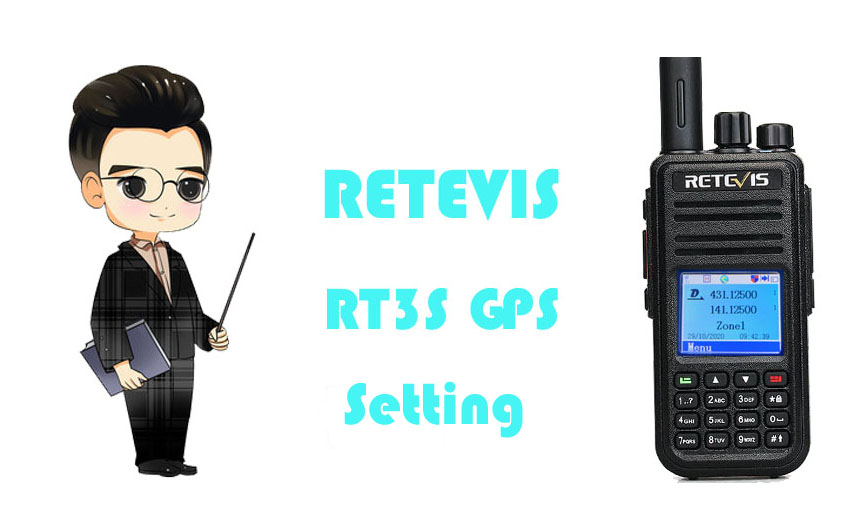 How to set GPS of Retevis RT3S?