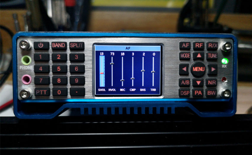 Definition of letters used for short wave radio transceiver equipment