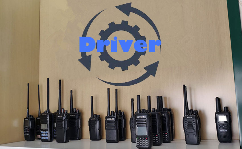 How to select and download the right driver of Retevis radios?