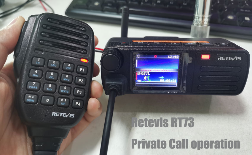 How to Make Private Call on Retevis RT73 