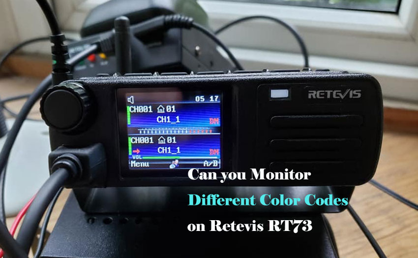 Can you Monitor Different Color Code on Retevis RT73