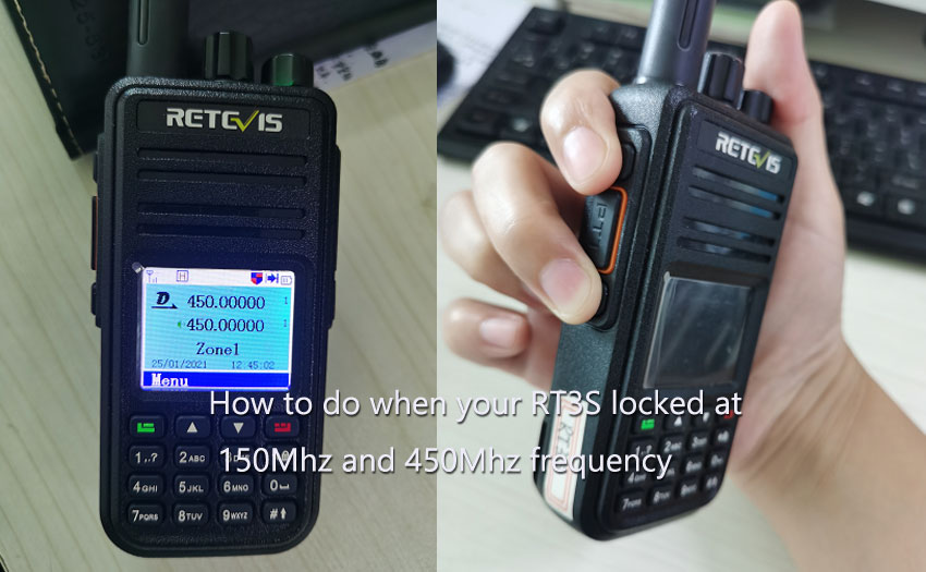 How to do when your RT3S locked on 150Mhz frequency