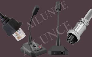 What‘s the common connector of the desktop microphone doloremque