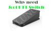 Why need foot switch PTT?