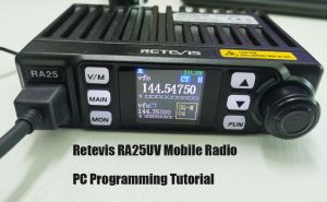 Retevis RA25UV Dual Band Mobile Radio PC Programming Tutorial doloremque