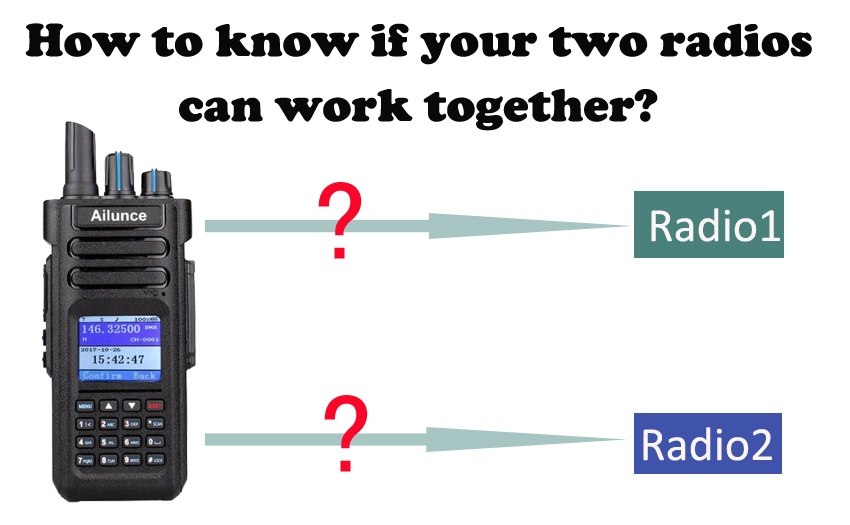 How to know if you two radios can work together？