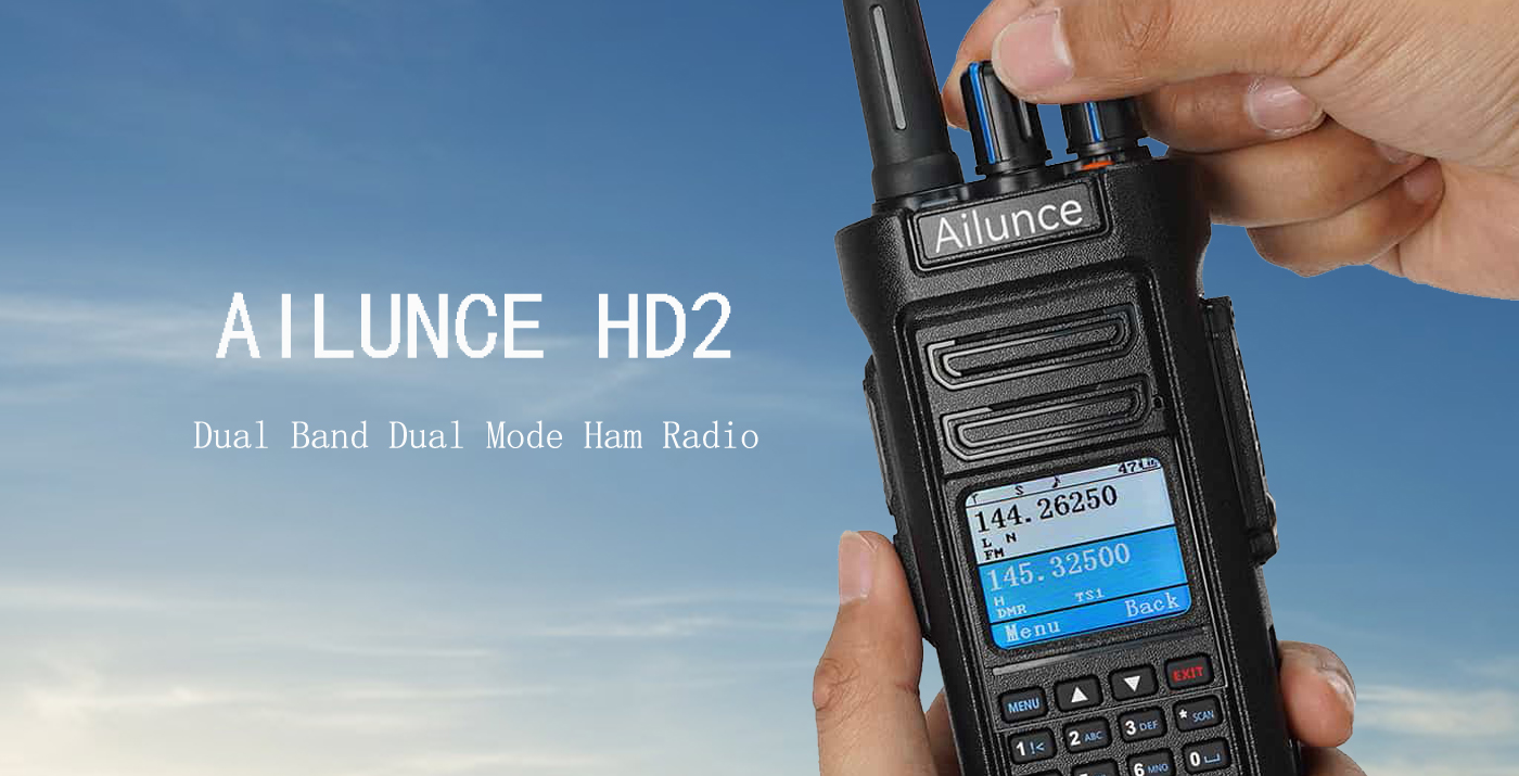 Ailunce HD2 IP67 Dual Band Dual Mode DMR Radio