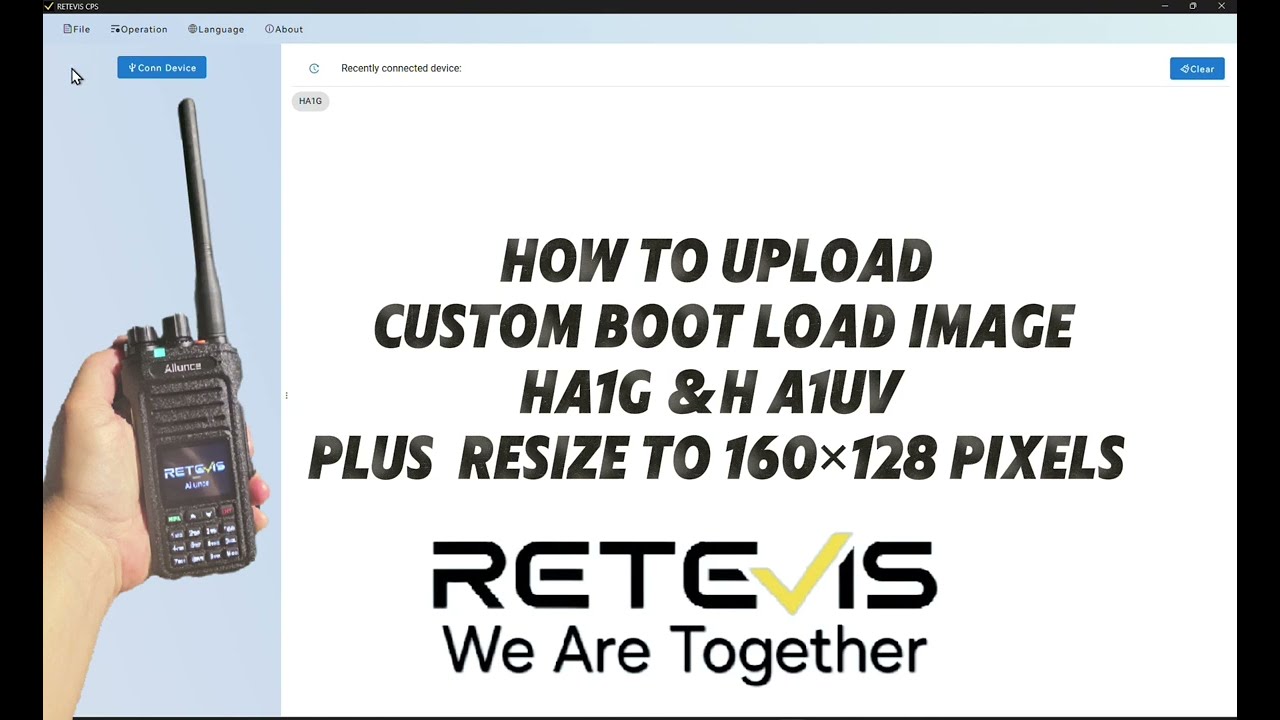 How to Customize the Boot Screen with Your Own Image on Ailunce  HA1G HA1UV 
