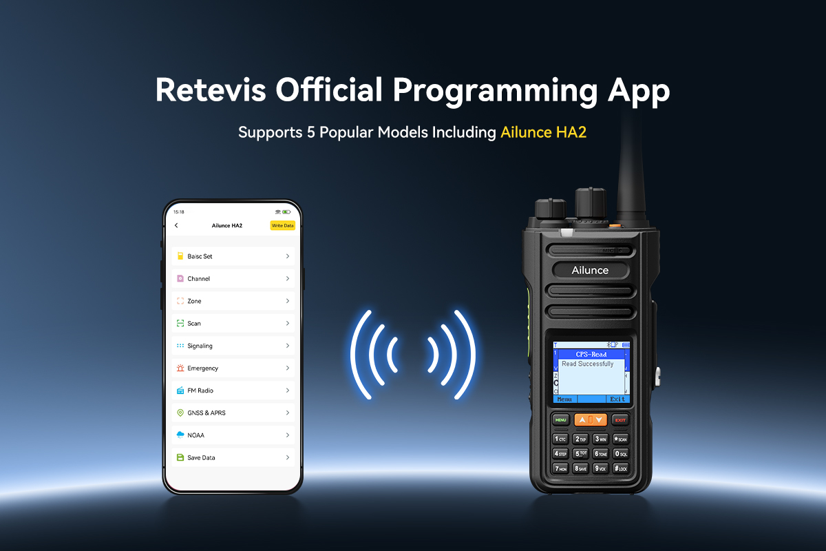Ailunce HA2 Dual-band GPS/APRS APP Programming Amateur Radio