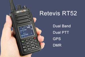 Retevis RT52 Dual Band Dual PTT GPS DMR Radio doloremque