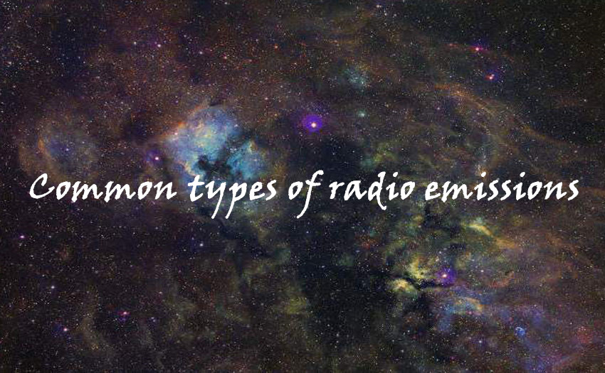 Common types of radio emissions