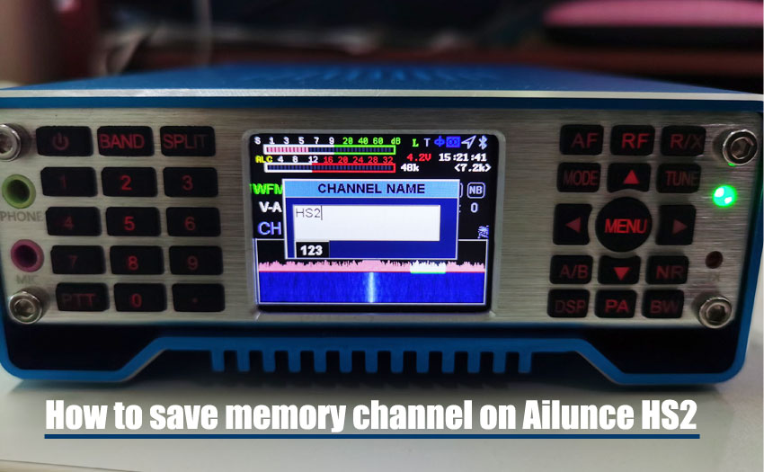 How to save memory channel on Ailunce HS2