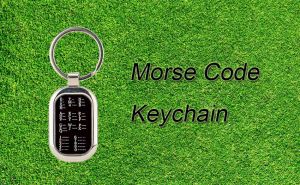 Ham Radio Morse Code KeyChain doloremque