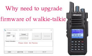 Why need to upgrade the firmware of the walkie-talkie? doloremque