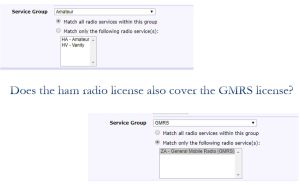 Does the ham radio license also cover the GMRS license? doloremque