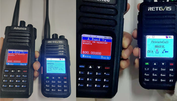 Retevis RT3S contacts display-Ailunce