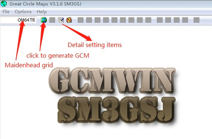 generate Great Circle Map-Ailunce