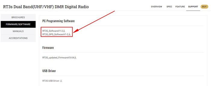 RT3S Software download