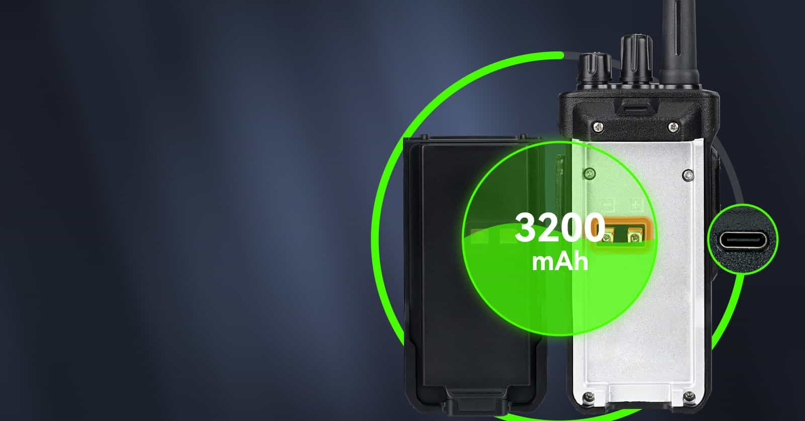 hd2-dmr-radio-Built-with 3200mAh Battery hd2-dmr-radio-Built-with 3200mAh Battery